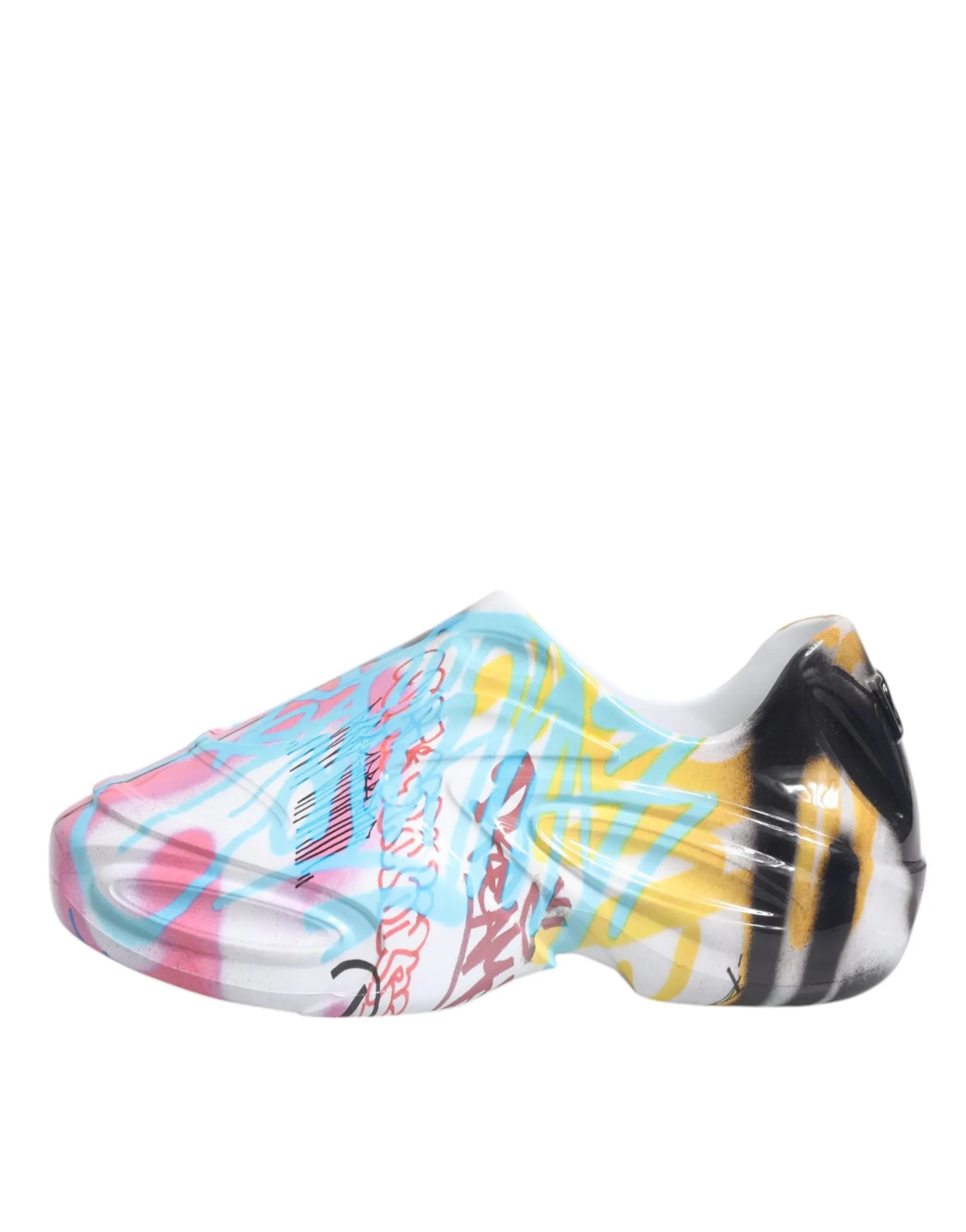 Dolce & Gabbana Multicolor Graffiti Daymaster Sneakers Shoes - Zeiniez