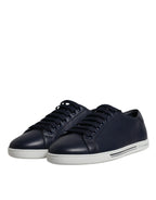 Dolce & Gabbana Blue Low Top Men Saint Tropez Sneakers Shoes - Zeiniez
