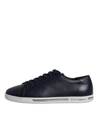 Dolce & Gabbana Blue Low Top Men Saint Tropez Sneakers Shoes - Zeiniez
