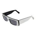 GCDS White Plastic Sunglasses