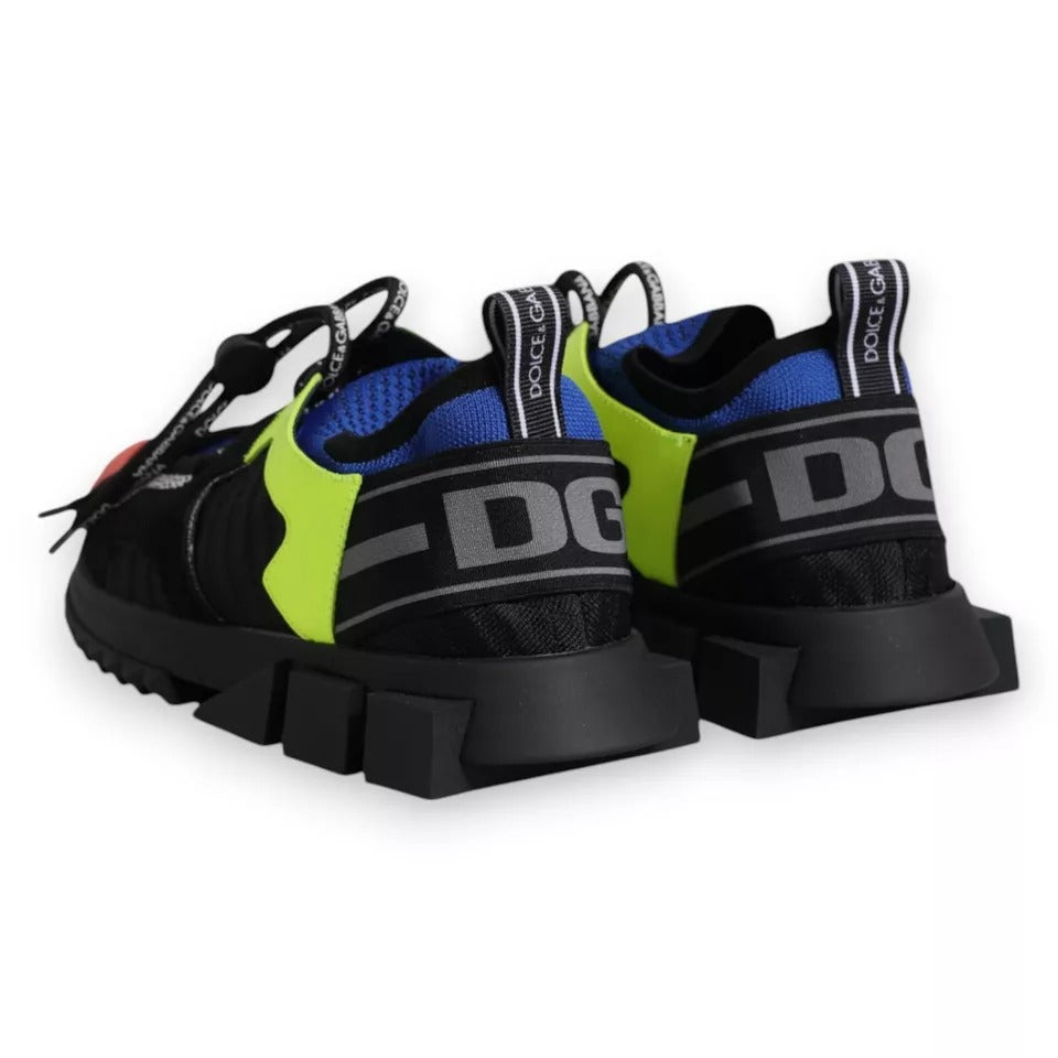 Dolce & Gabbana Multicolor Mesh Sorrento Trekking Sneakers Shoes - Zeiniez