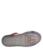 Dolce & Gabbana Multicolor Leather High Top Sneakers Shoes - Zeiniez