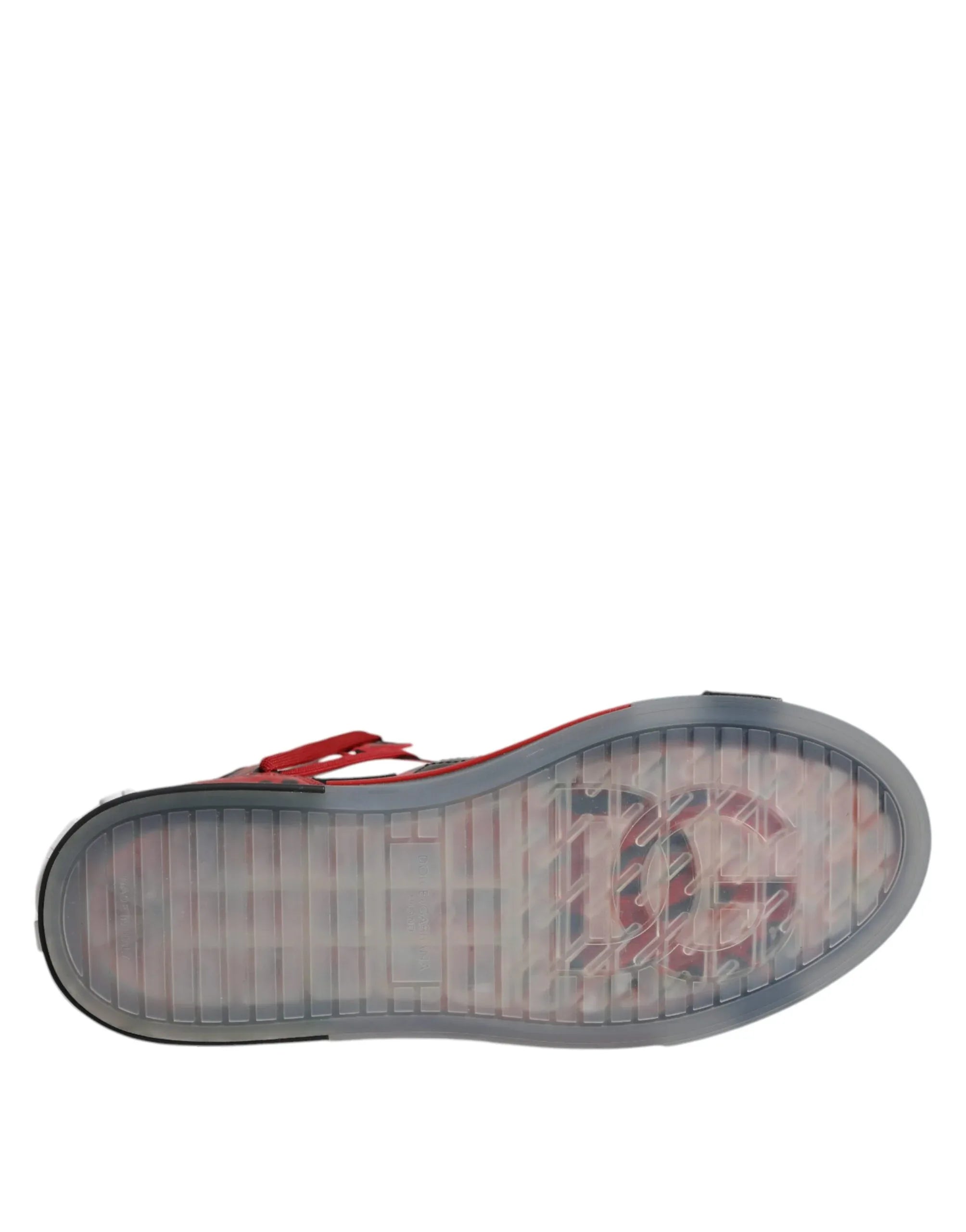 Dolce & Gabbana Multicolor Leather High Top Sneakers Shoes - Zeiniez