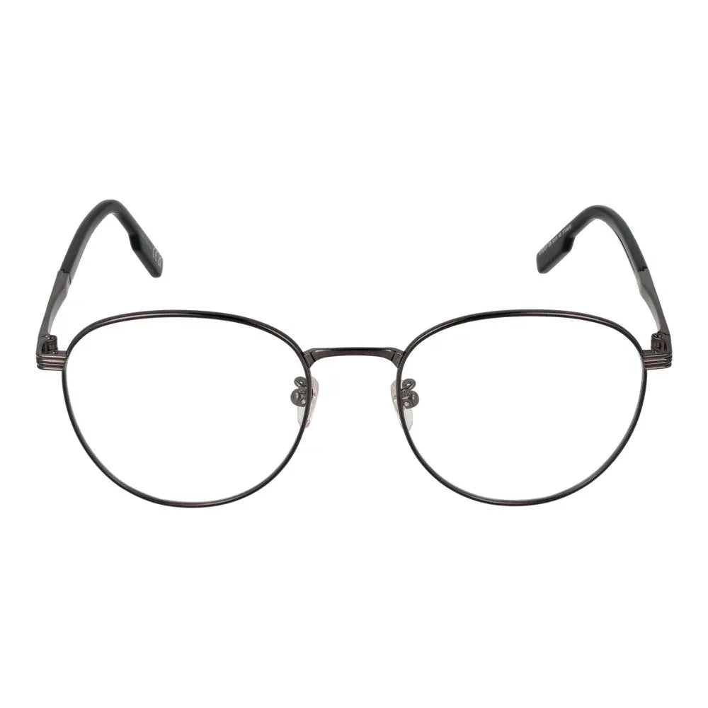Ermenegildo Zegna Gray Titanium Glasses (Frames) - Zeiniez