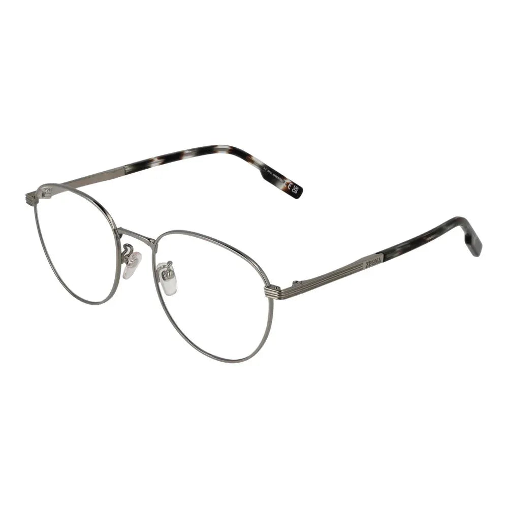 Ermenegildo Zegna Gray Titanium Glasses (Frames) - Zeiniez
