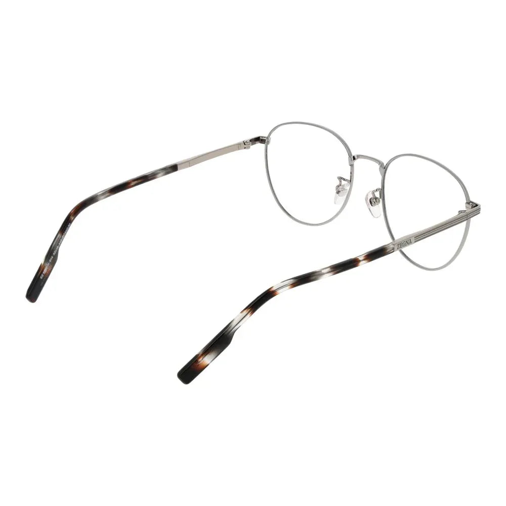 Ermenegildo Zegna Gray Titanium Glasses (Frames) - Zeiniez