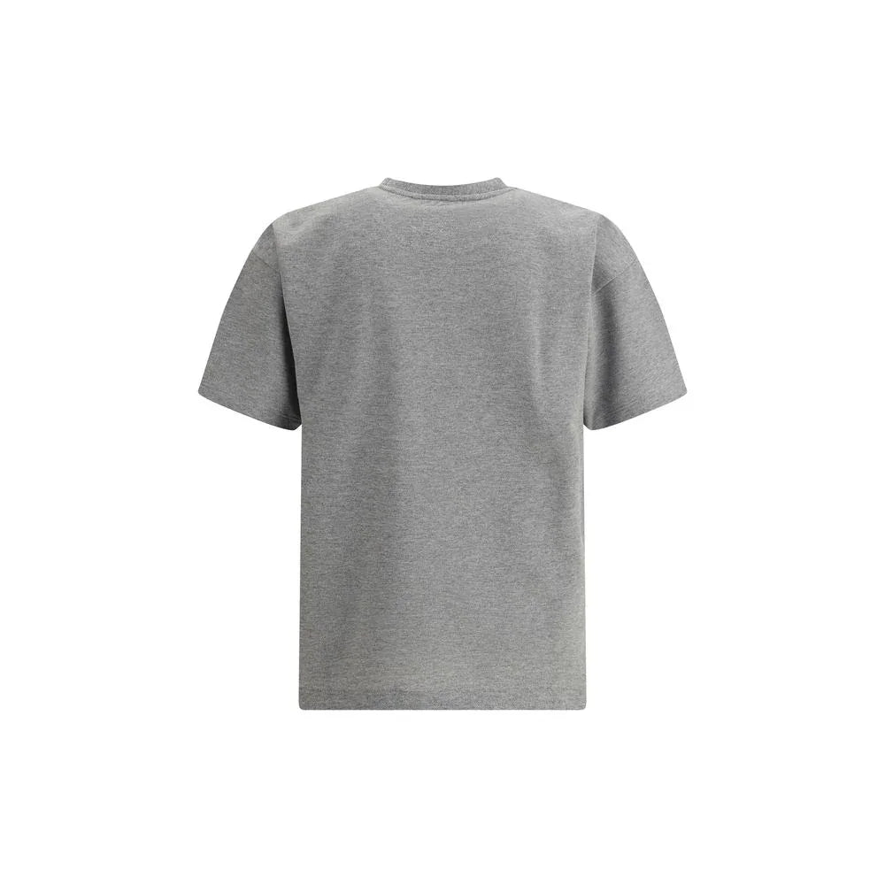 Saint Laurent Grey Cotton Oversized T-shirt - Zeiniez