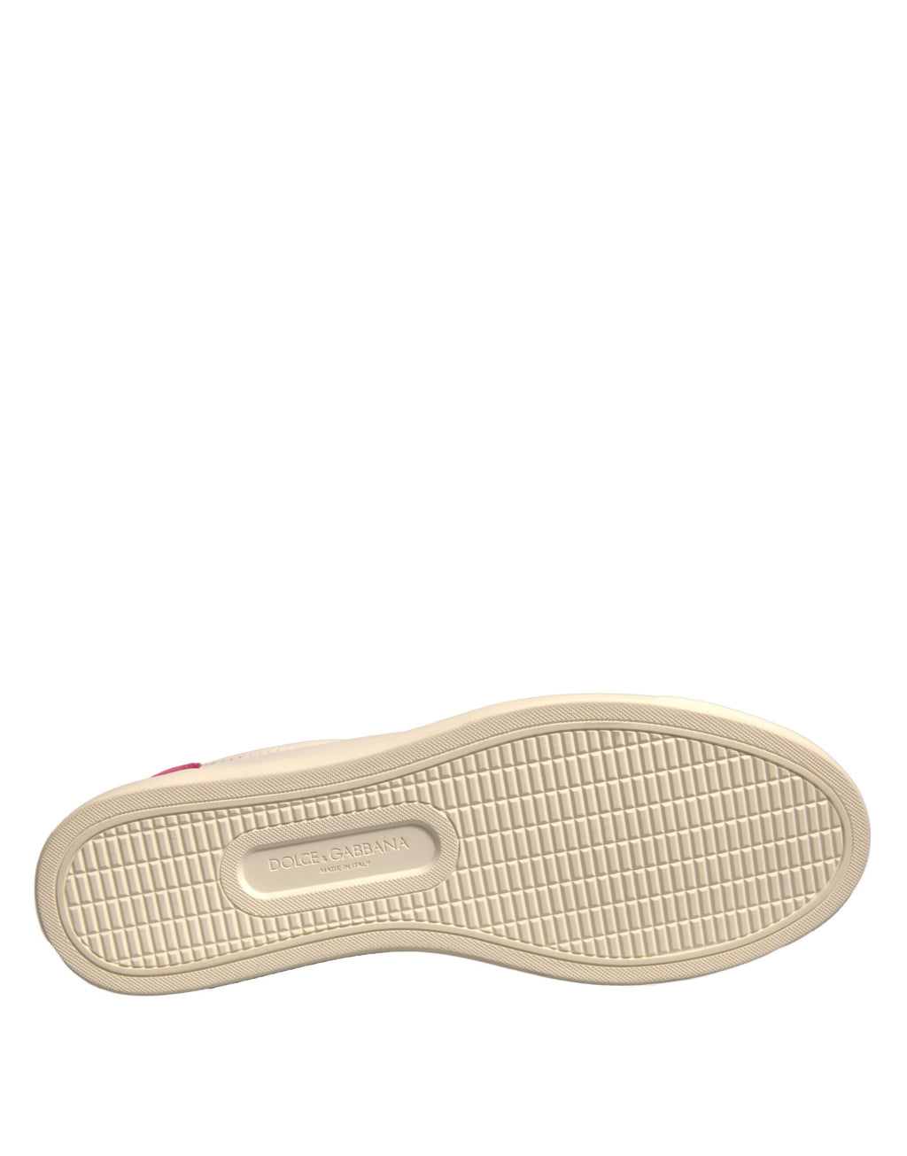 Dolce & Gabbana White Suede Leather Low Top Sneakers Shoes - Zeiniez