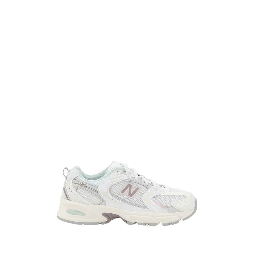 New Balance White Leather Tier 3 Sneakers - Zeiniez