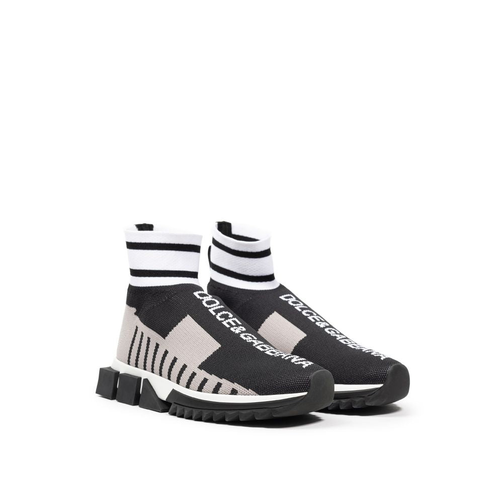 Dolce & Gabbana Black Fabric Sneaker - Zeiniez