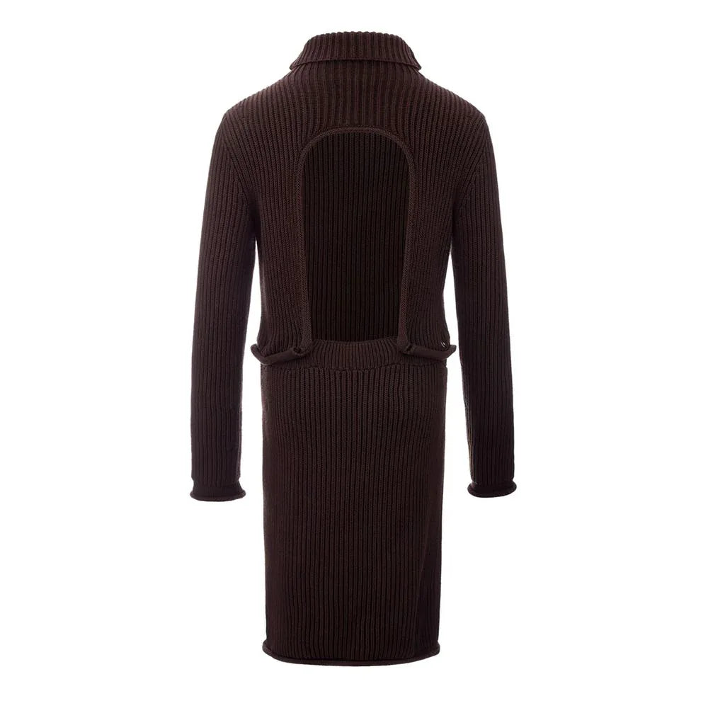 Bottega Veneta Brown Viscose Casual Dress - Zeiniez