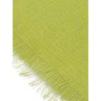 Tessitura di Novara Green Cashmere Scarf - Zeiniez