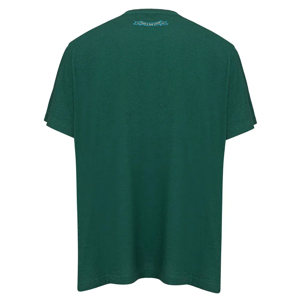 Dsquared² Green Cotton T-Shirt - Zeiniez