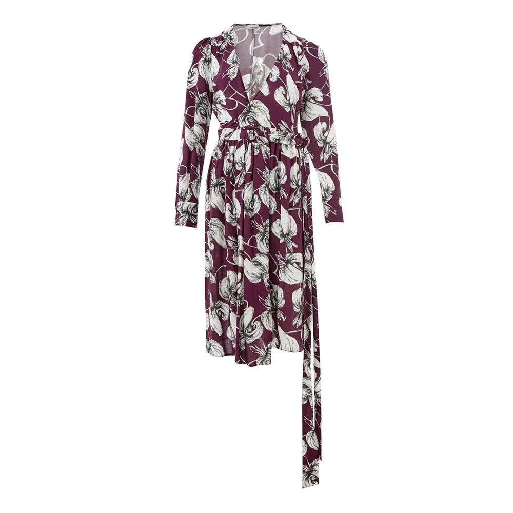 Lardini Purple Viscose Casual Dress - Zeiniez