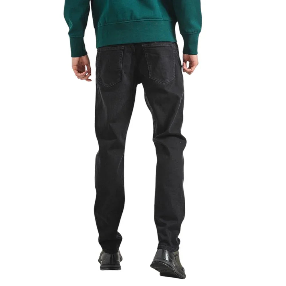 Calvin Klein Jeans Black Cotton Slim Fit Jeans - Zeiniez