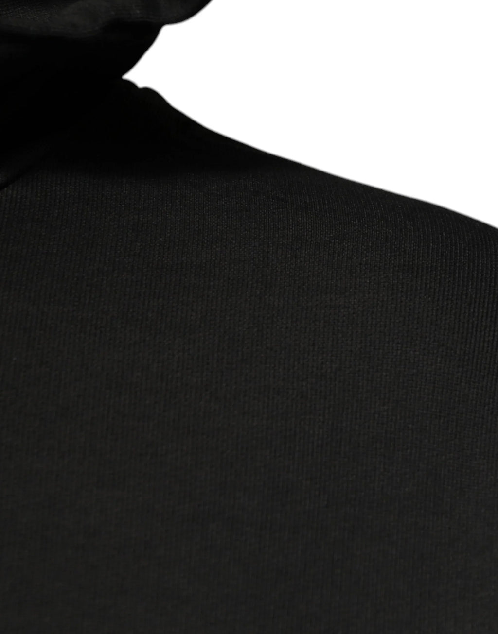 Dolce & Gabbana Black Cotton Hooded DG Shield Pullover Sweater - Zeiniez