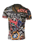 Dolce & Gabbana Multicolor Graphic Print Cotton Crew Neck T-shirt - Zeiniez