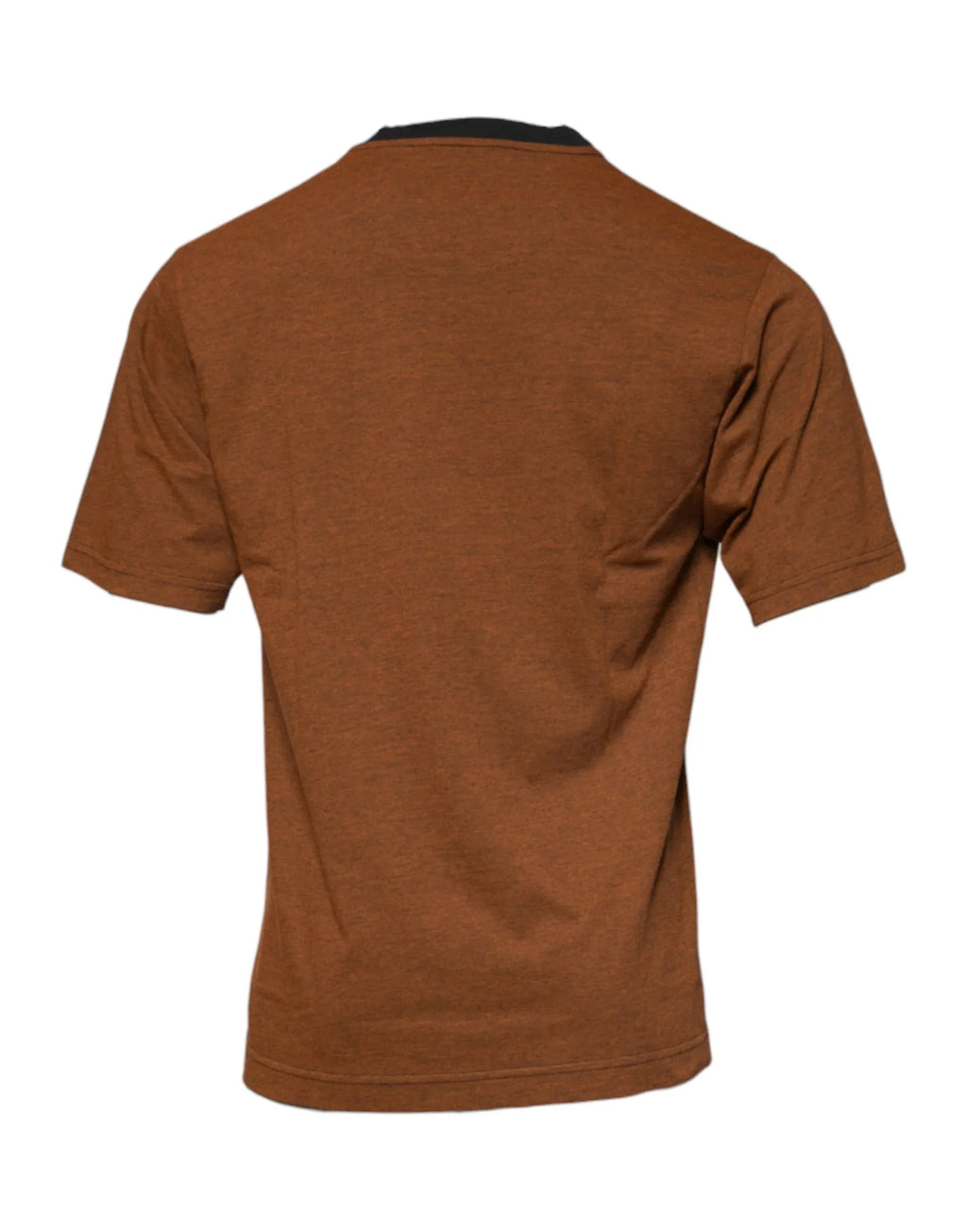 Dolce & Gabbana Brown DG Logo Polyester Crew Neck T-shirt - Zeiniez