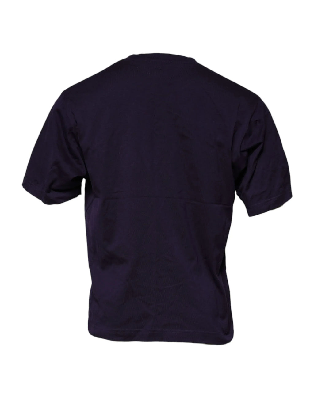 Dolce & Gabbana Purple DG Logo Cotton Crew Neck T-shirt - Zeiniez
