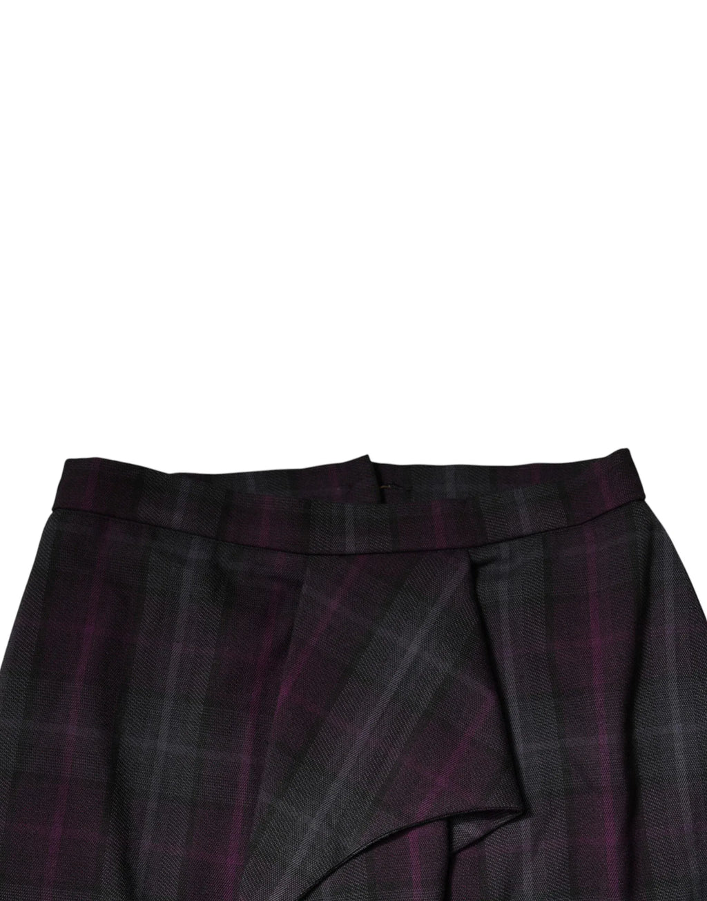 BENCIVENGA Multicolor Checkered Ruffle High Waist Mini Skirt - Zeiniez