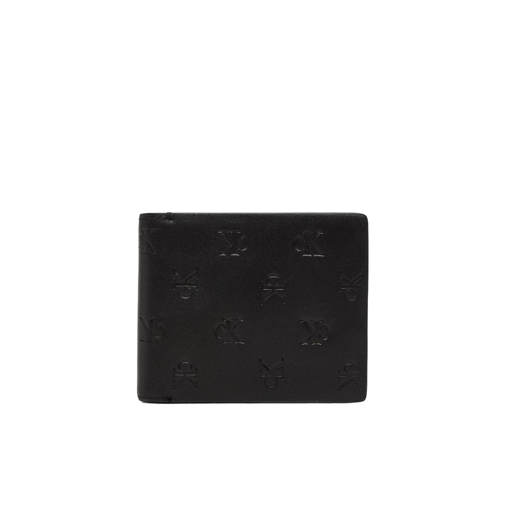 Calvin Klein Jeans Black Leather Wallet - Zeiniez