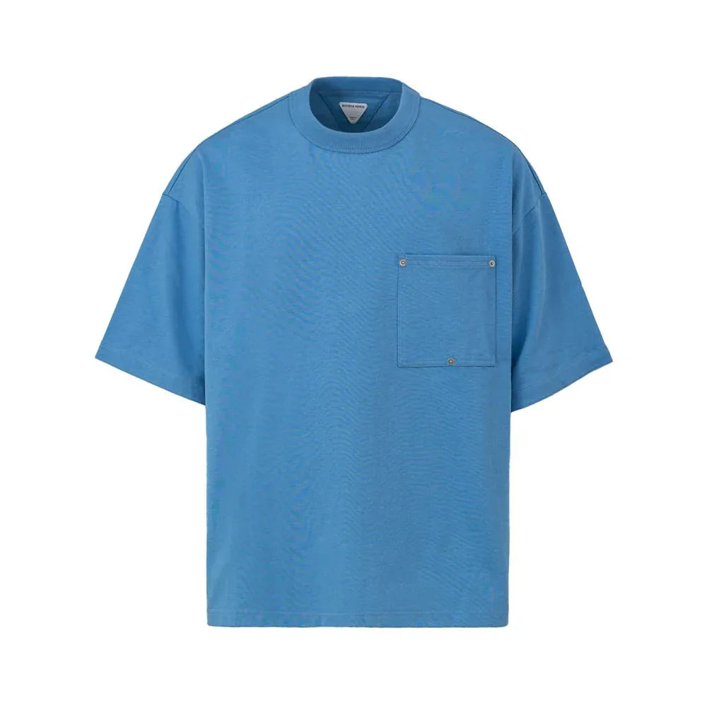 Bottega Veneta Blue Cotton T-Shirt - Zeiniez