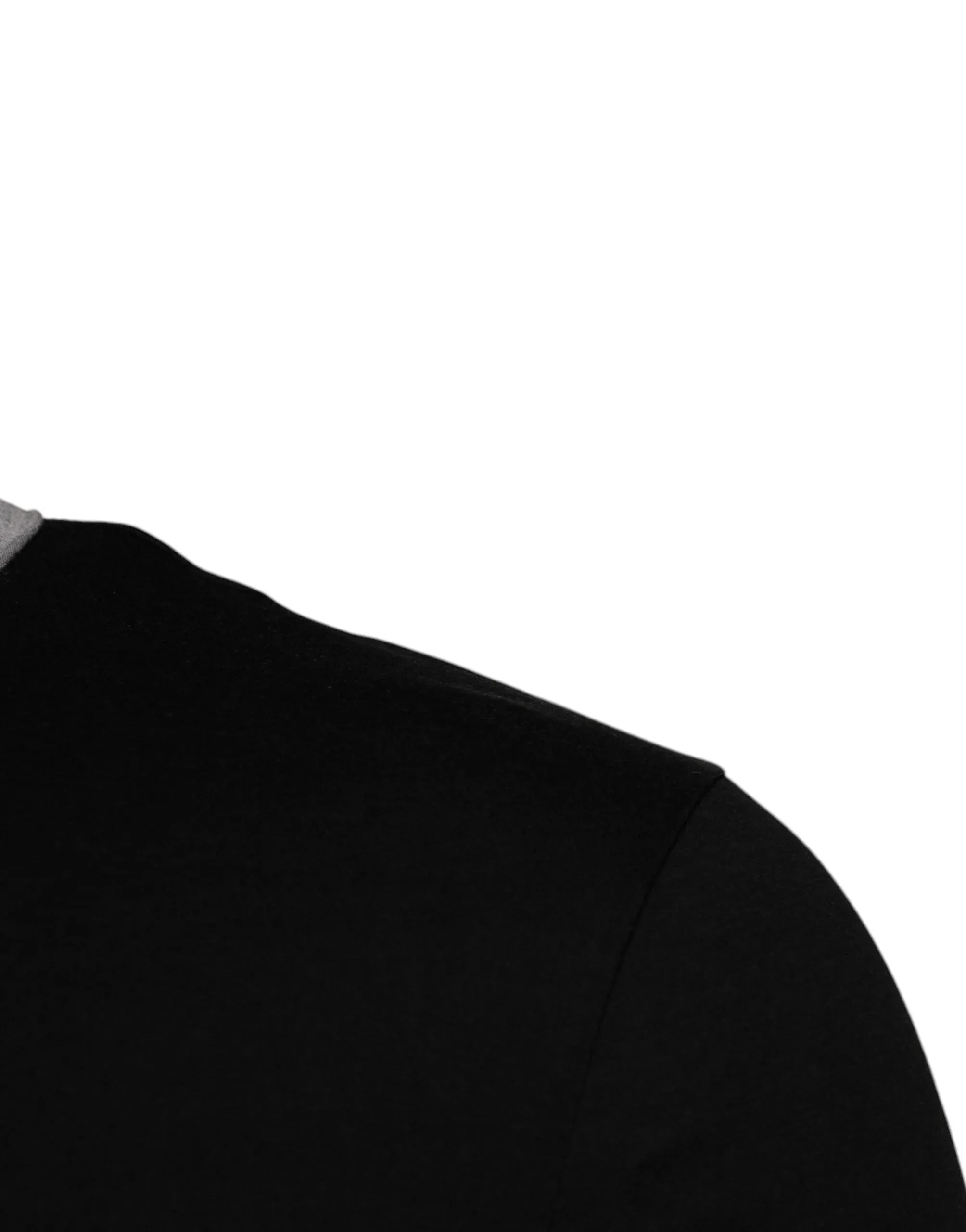 Dolce & Gabbana Black Logo Cotton Crew Neck Men Tee T-shirt - Zeiniez