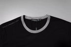 Dolce & Gabbana Black Logo Cotton Crew Neck Men Tee T-shirt - Zeiniez