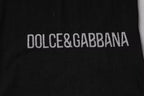 Dolce & Gabbana Black Logo Cotton Crew Neck Men Tee T-shirt - Zeiniez