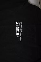 Dolce & Gabbana Black Amore Leopard Cotton Crew Neck T-shirt - Zeiniez