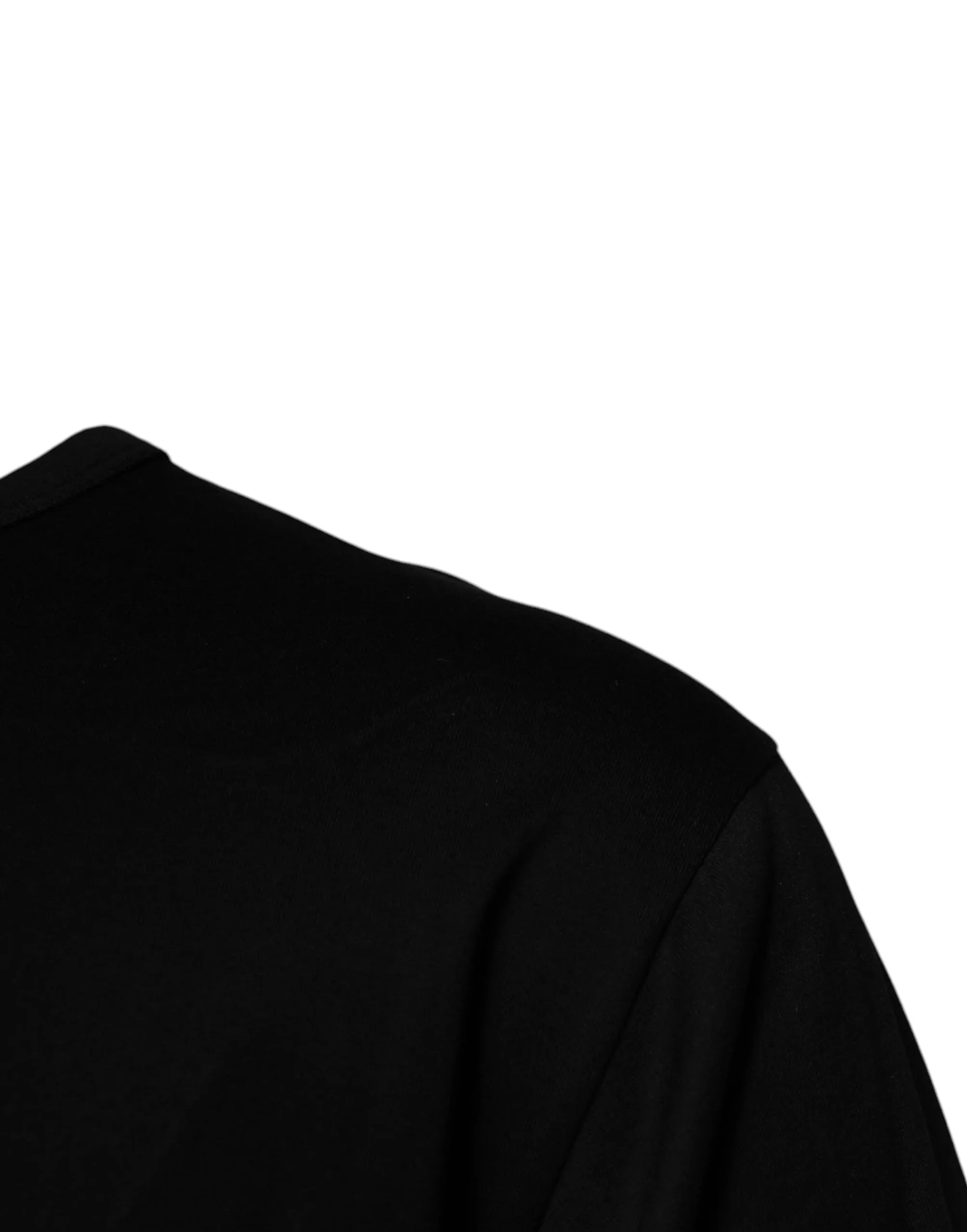 Dolce & Gabbana Black #DGMILLENNIALS Cotton Crew Neck T-shirt - Zeiniez