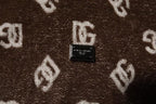 Dolce & Gabbana Brown Logo Monogram Cotton Crew Neck T-shirt - Zeiniez