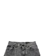 Dolce & Gabbana Dark Gray Washed Cotton Slim Fit Denim Jeans - Zeiniez