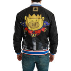 Dolce & Gabbana Black Polyester Bomber - Zeiniez