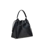 Brunello Cucinelli Black Calf Leather Bos Taurus Shoulder Bag - Zeiniez