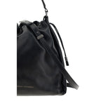 Brunello Cucinelli Black Calf Leather Bos Taurus Shoulder Bag - Zeiniez