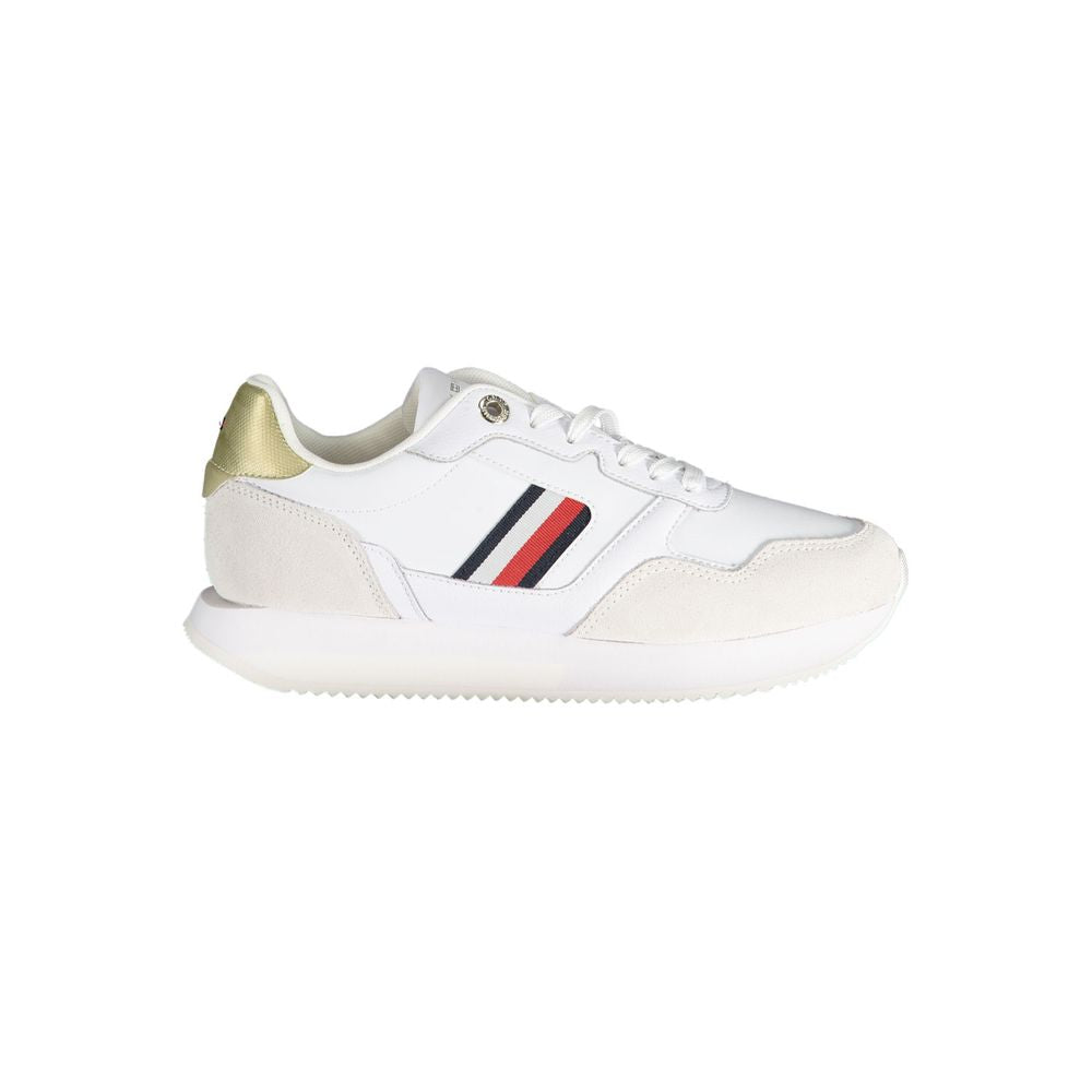 Tommy Hilfiger White Polyester Sneaker - Zeiniez