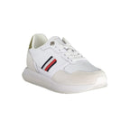 Tommy Hilfiger White Polyester Sneaker - Zeiniez