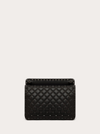 Valentino Garavani Black Nappa Leather Medium Rockstudt Spike Bag - Zeiniez