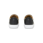 Burberry Black Leather New Salmond Sneakers - Zeiniez