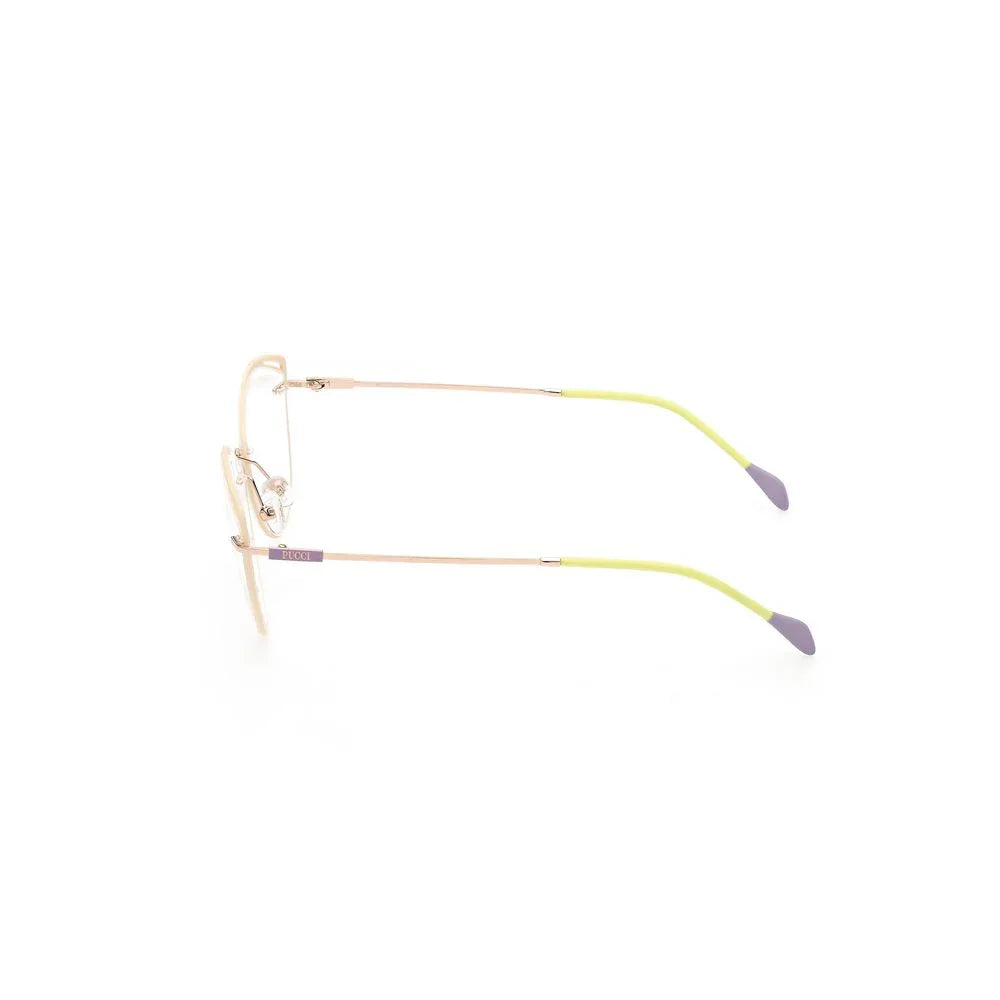 Emilio Pucci Gray Metal Glasses (Frames) - Zeiniez