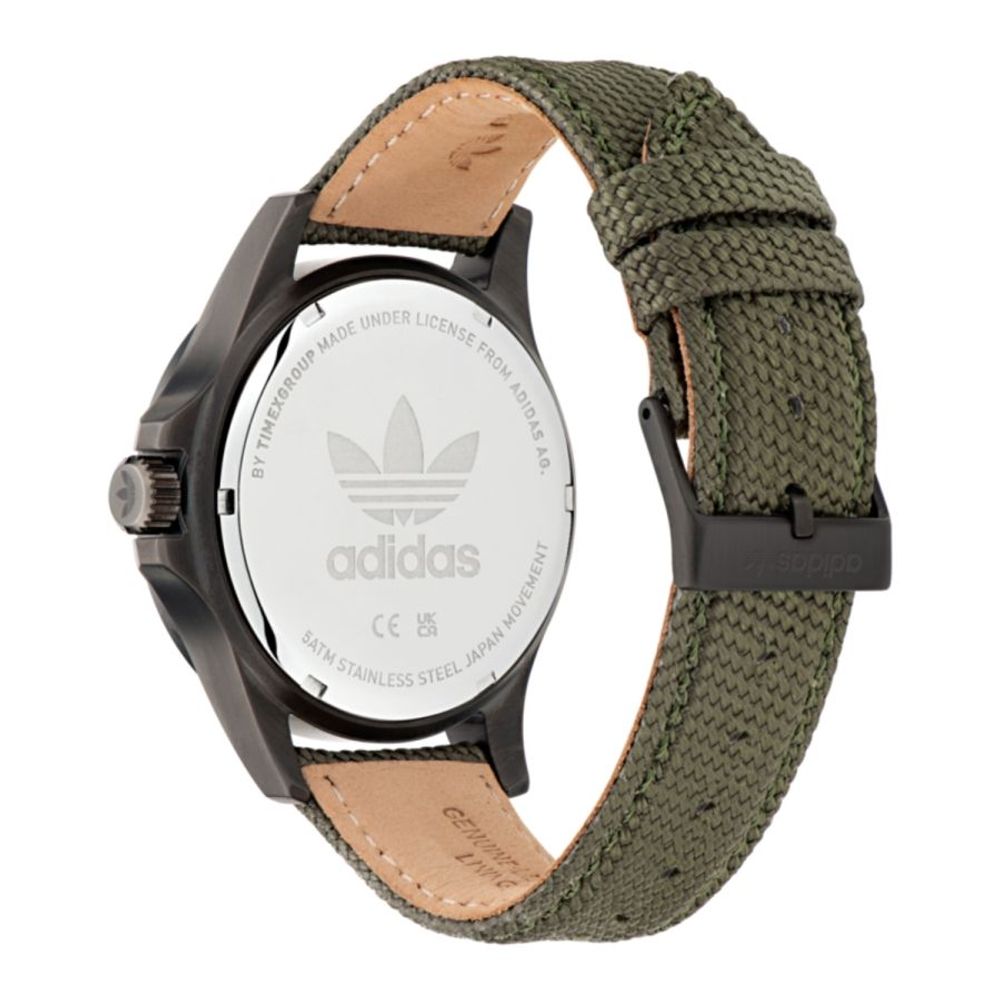 Adidas Bicolor Fabric Dress Watch