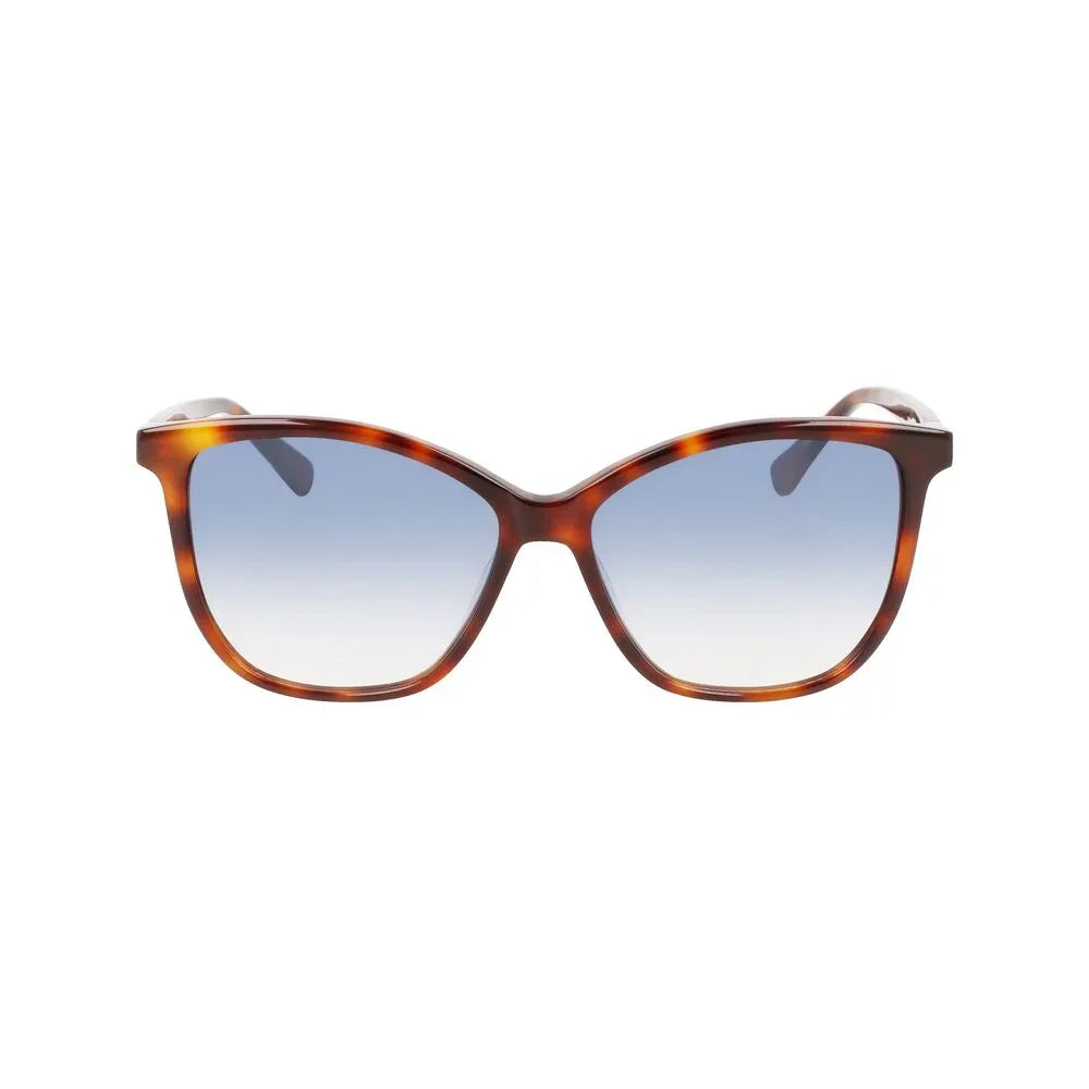 Longchamp Brown Acetate Sunglasses - Zeiniez