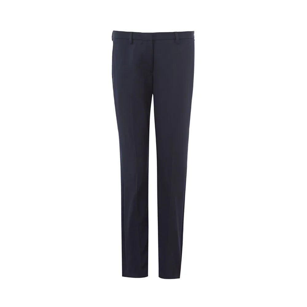 Lardini Blue Wool Dress Pants - Zeiniez