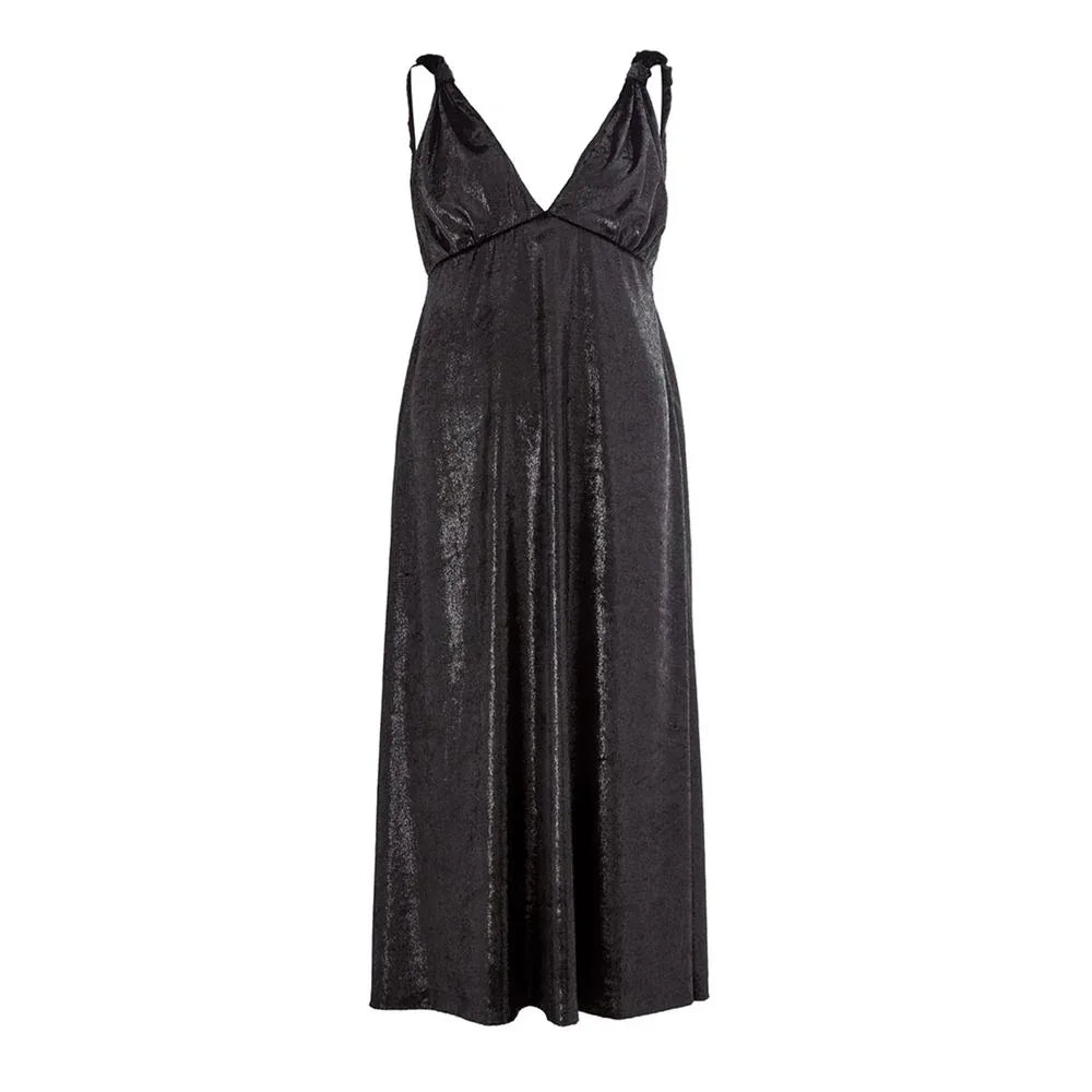 Lardini Black Polyester Cocktail Dress - Zeiniez