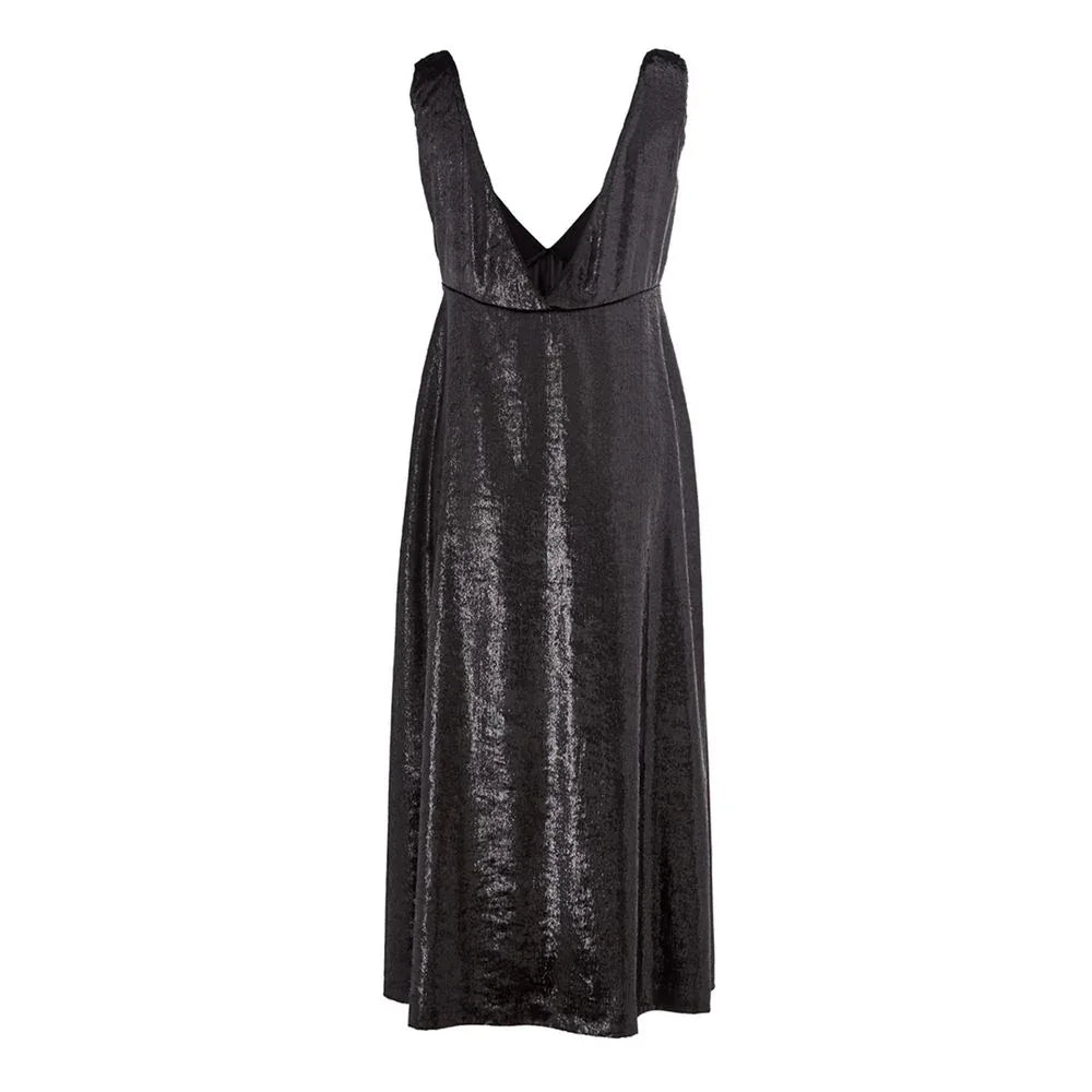 Lardini Black Polyester Cocktail Dress - Zeiniez