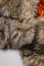 Dolce & Gabbana Brown Fur Shoulder Collar Neck Wrap Scarf - Zeiniez