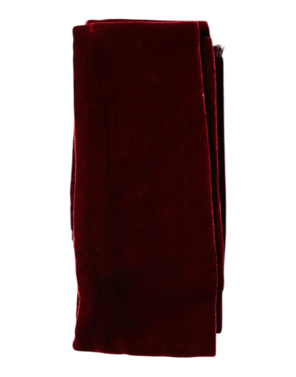 Dolce & Gabbana Bordeaux Cotton Silk Fringe Shawl Wrap Scarf - Zeiniez