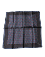 Dolce & Gabbana Dark Blue Beetle Square Handkerchief Scarf - Zeiniez