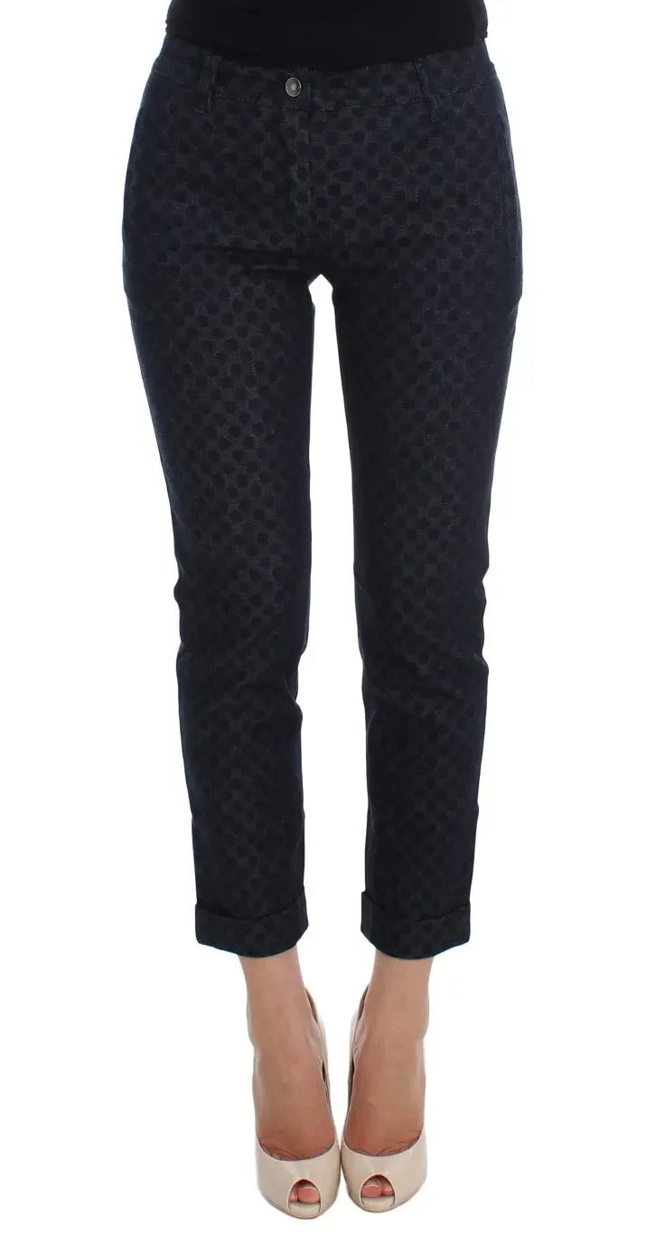 Dolce & Gabbana Polka Dotted Slim Capris Jeans - Zeiniez